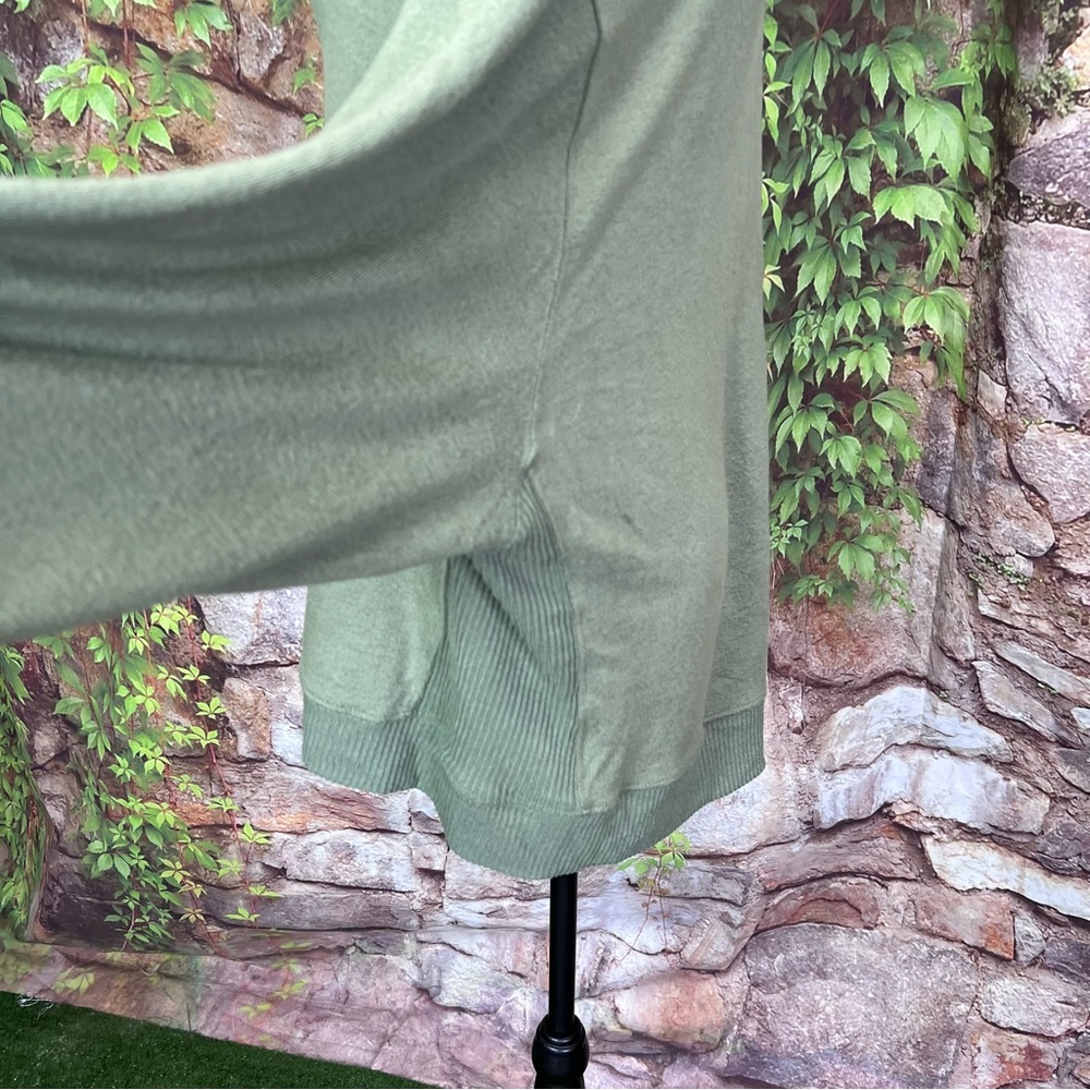 78 & SUNNY Dark Academia Sage Green Dolman Sleeve Spring Sweater, XL - Picture 8 of 14
